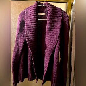 Cute & Cozy purple cardigan